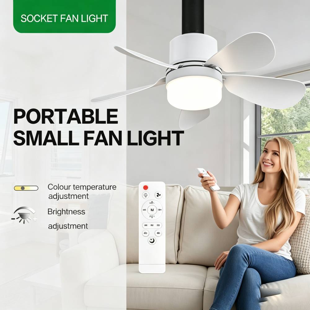 Lighting Decor Room - Ventilador de Teto com Luz e