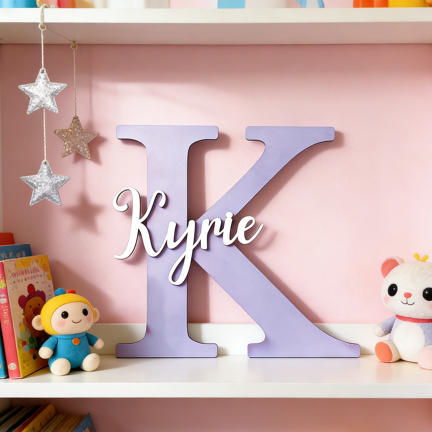 Wedding Lighting And Decor - Placa de Nome Personalizada em Madeira
