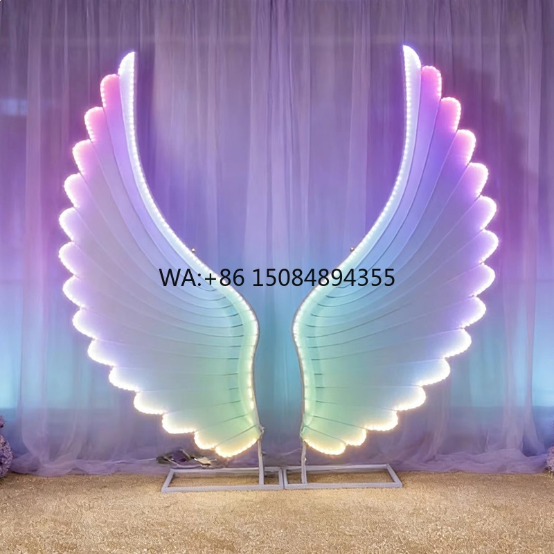 Wedding Lighting And Decor - Asas de Anjo Iluminadas com LED