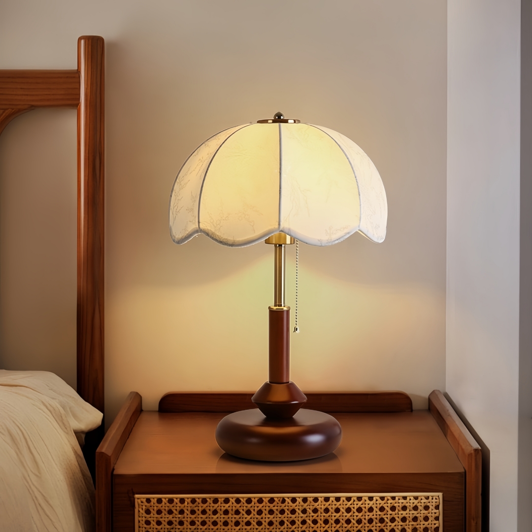 Lighting Decor Room - Luminária de Mesa Vintage com Cúpula