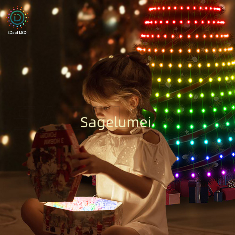 Decor Lighting Uk - RGBIC 400LEDs Luzes de Natal Luzes
