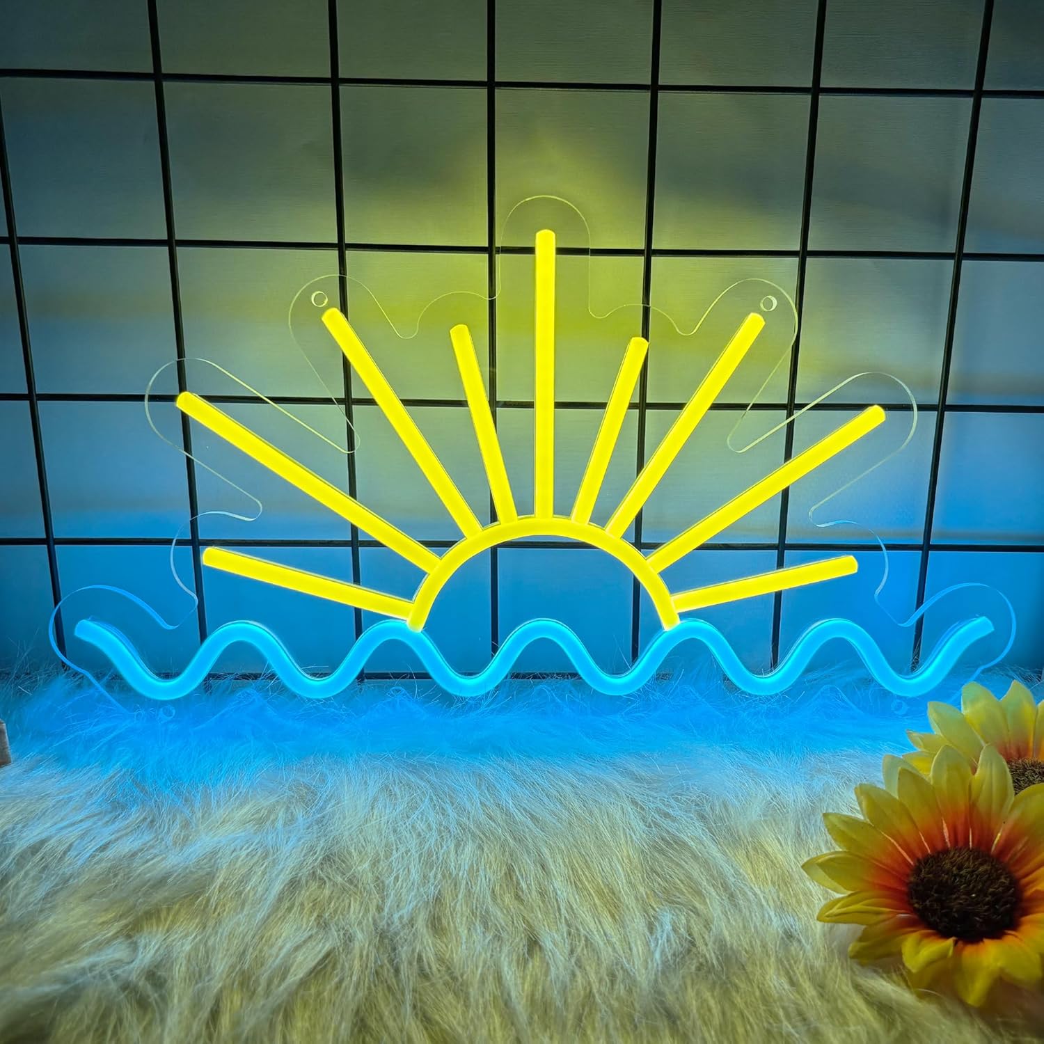 Lighting Decor Sunrise - Luz Neon LED Regulável USB com