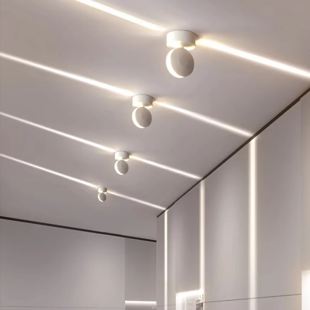Garage Lighting Decor - 360 graus de rotação led peitoril