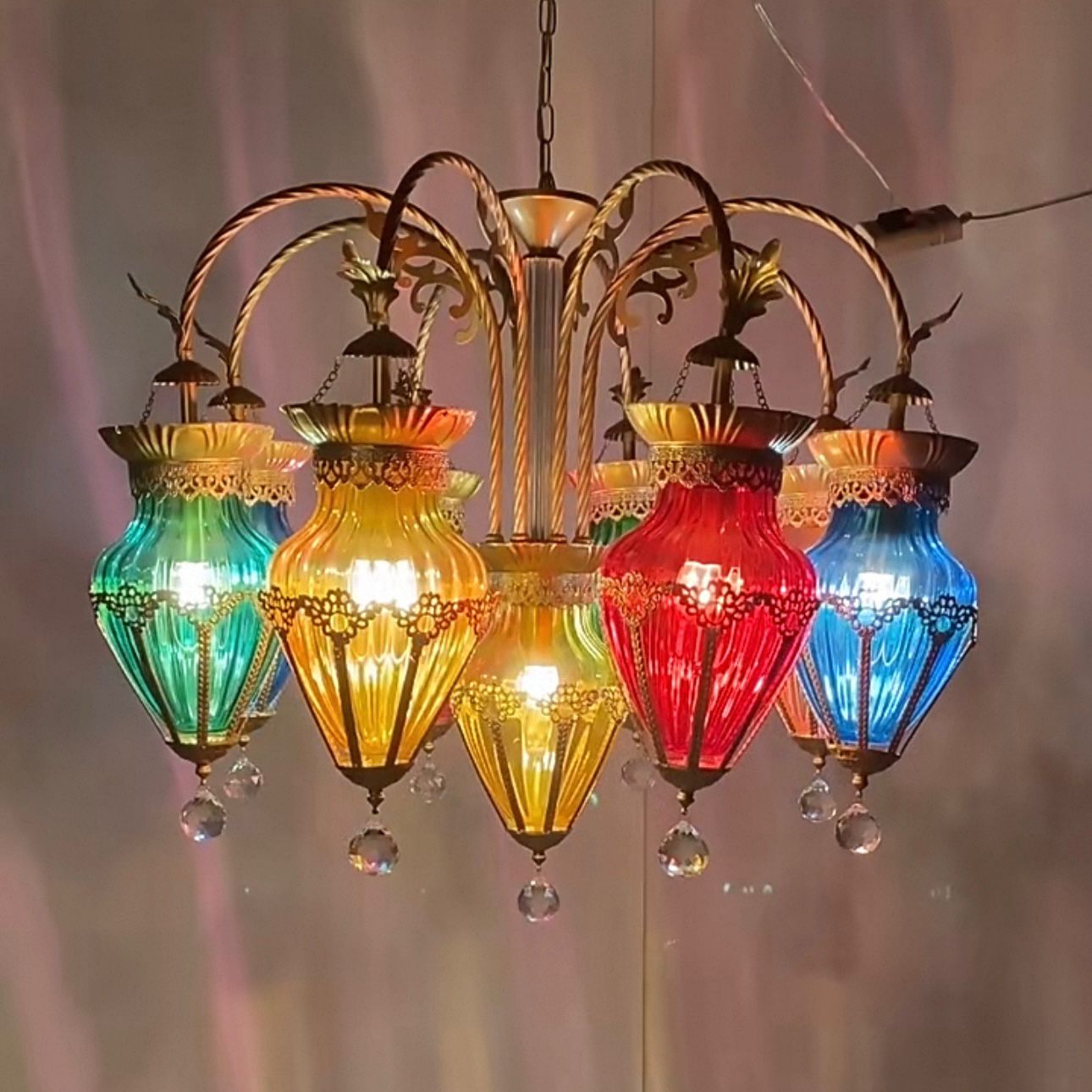 Ok Lighting Decor - Novo lustre americano restaurante clube cor