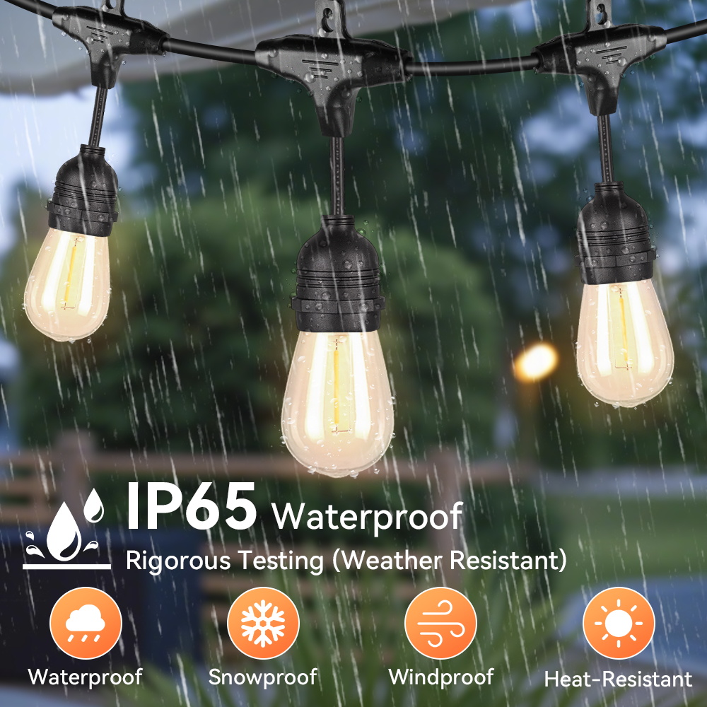 Decor Lighting Uk - E27 luzes de corda ao ar