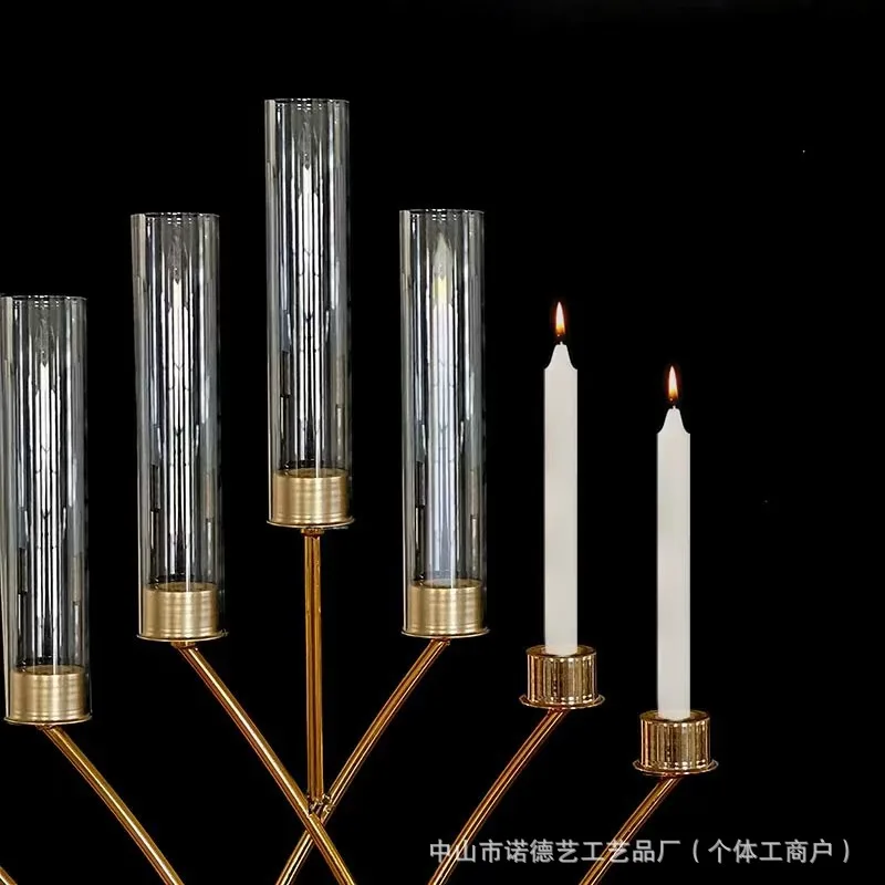 Wedding Lighting And Decor - TQH7.3 moderno e simples candelabro de