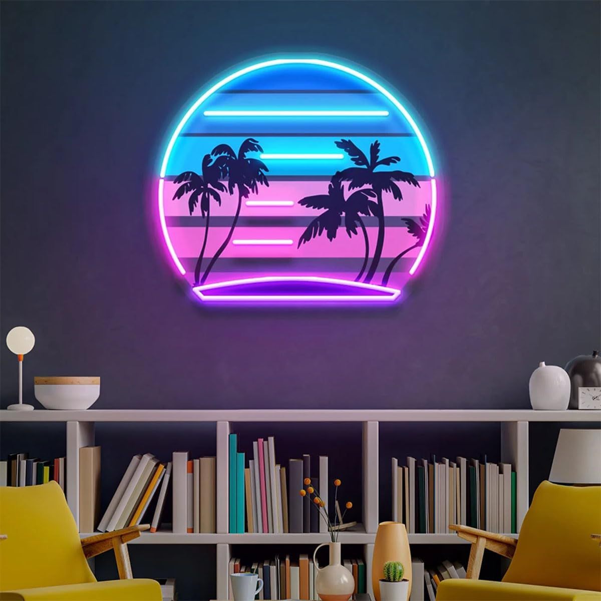 Letreiro de Neon LED com Arte  - Wall Decor Lighting Tree avaliação e preço
