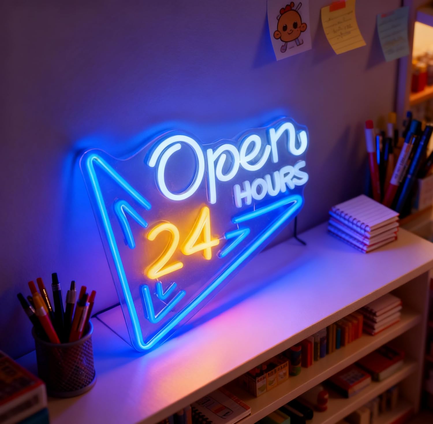    Letreiro Neon Aberto 24 Ho - Decor Lighting Opening Hours avaliação e preço
