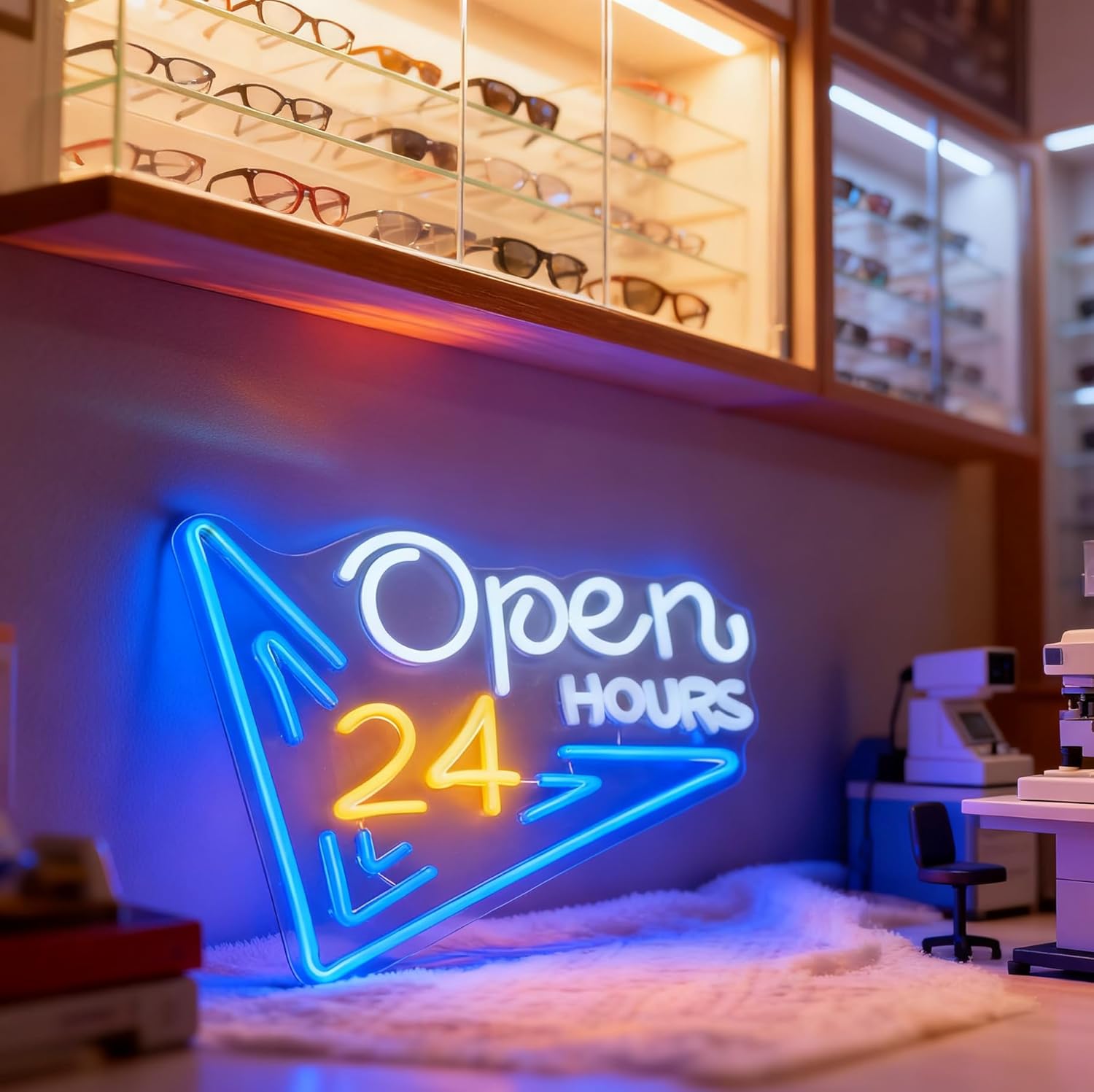    Letreiro Neon Aberto 24 Ho - Decor Lighting Opening Hours avaliação e preço
