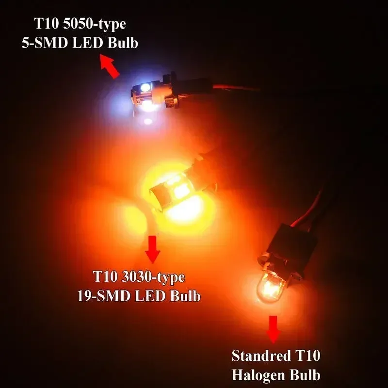 2 unidades carro T10 12V LED l - Orange Lighting Decor avaliação e preço