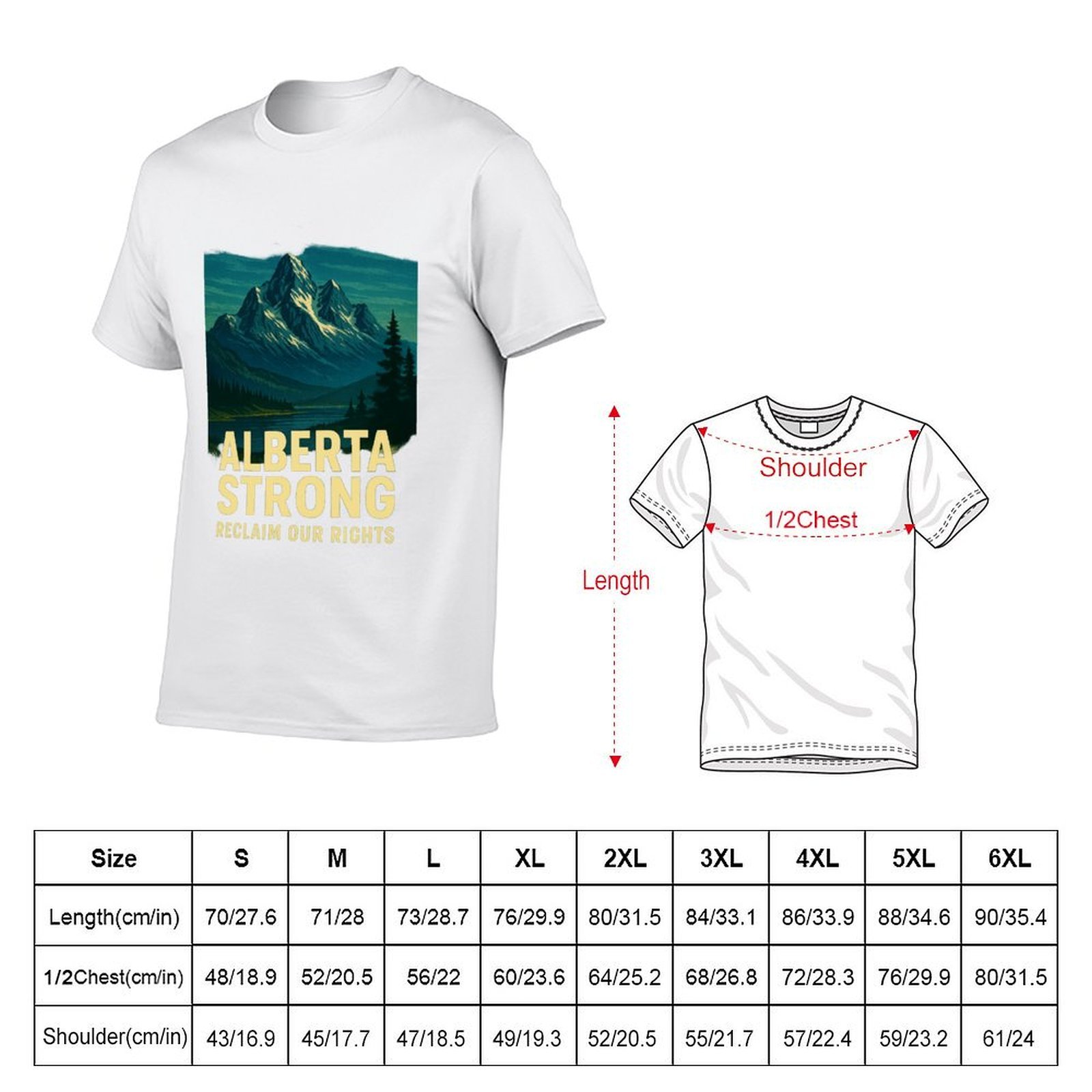 Camiseta Alberta Strong Casual - Alberta Lighting & Decor Edmonton Ab avaliação e preço