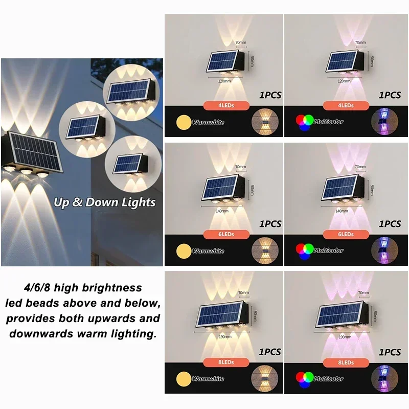 Luzes solares para fora da cer - Garage Lighting Decor avaliação e preço