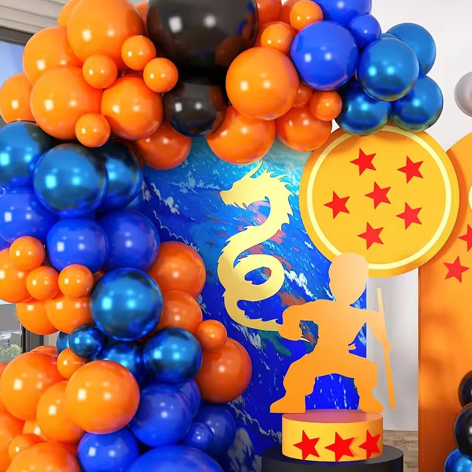 Kit de Arco de Balões de Látex - Orange Lighting Decor avaliação e preço