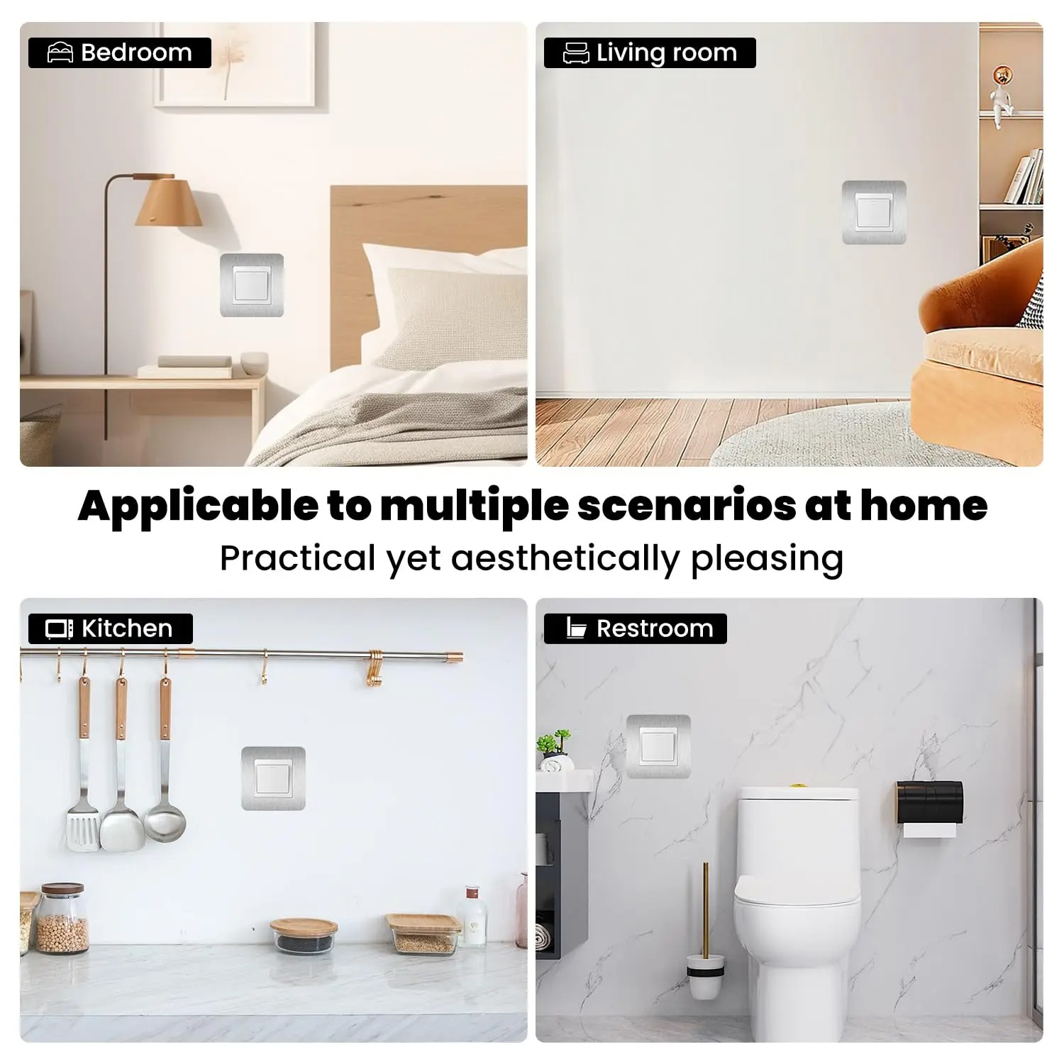 4 unidades de interruptor de l - Decor Lighting Uk avaliação e preço
