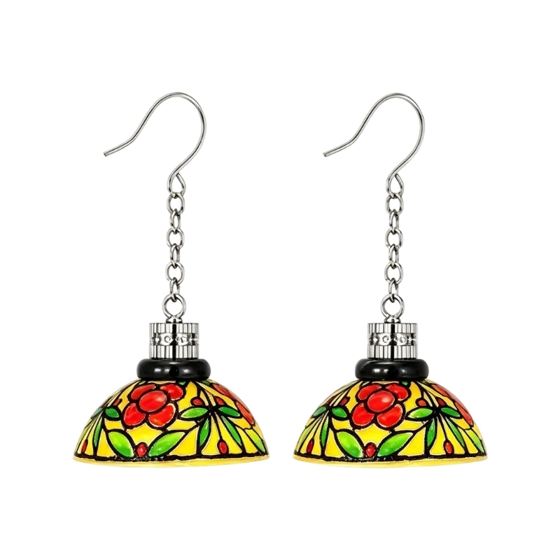 Par brincos florais 195C com d - Geometric Lamp Shade avaliação e preço