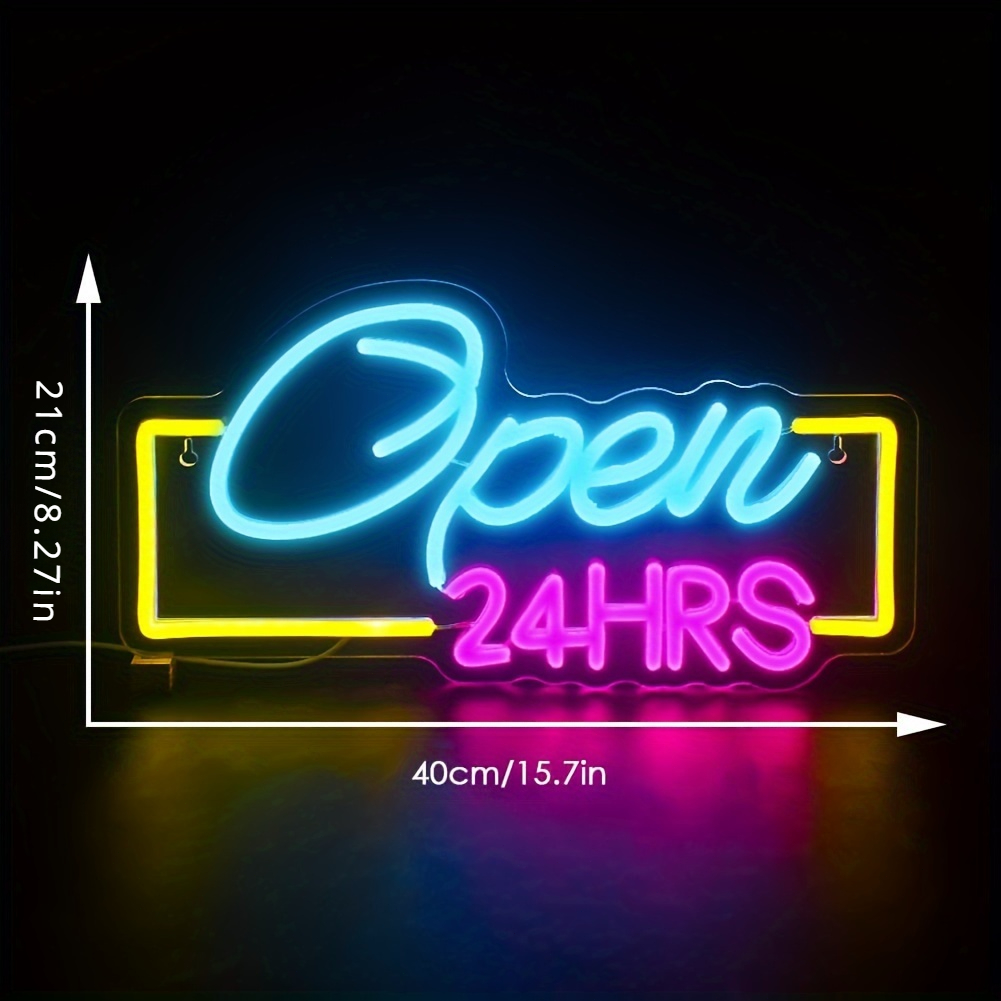 LED Neon Sign Light para decor - Decor Lighting Opening Hours avaliação e preço