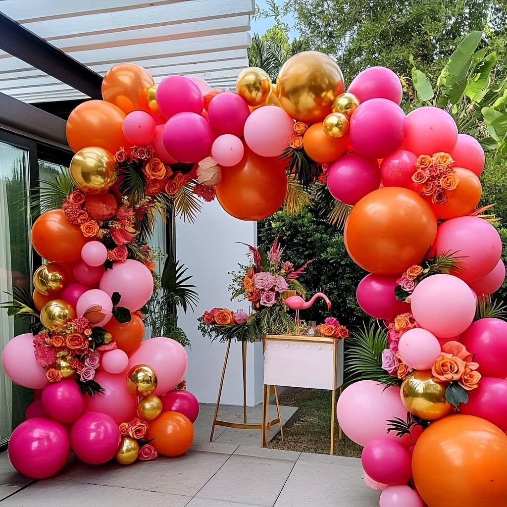 Guirlanda de balões rosa choqu - Orange Lighting Decor avaliação e preço