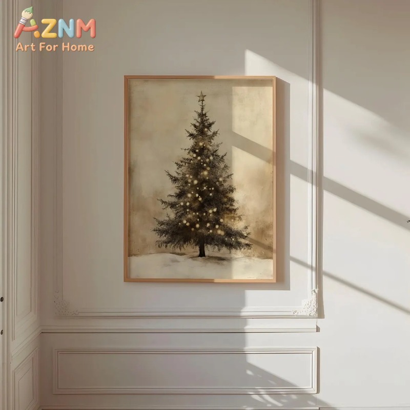 Pôster em Tela com Padrão de E - Wall Decor Lighting Tree avaliação e preço