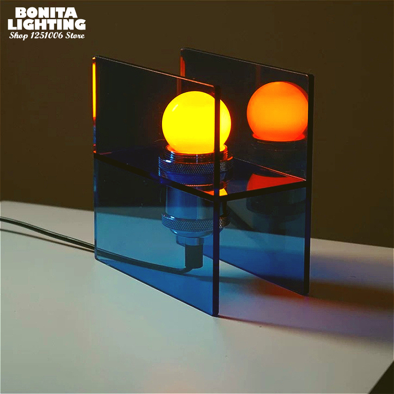 Luminária de Mesa Acrílica Geo - Lighting Decor Sunrise avaliação e preço