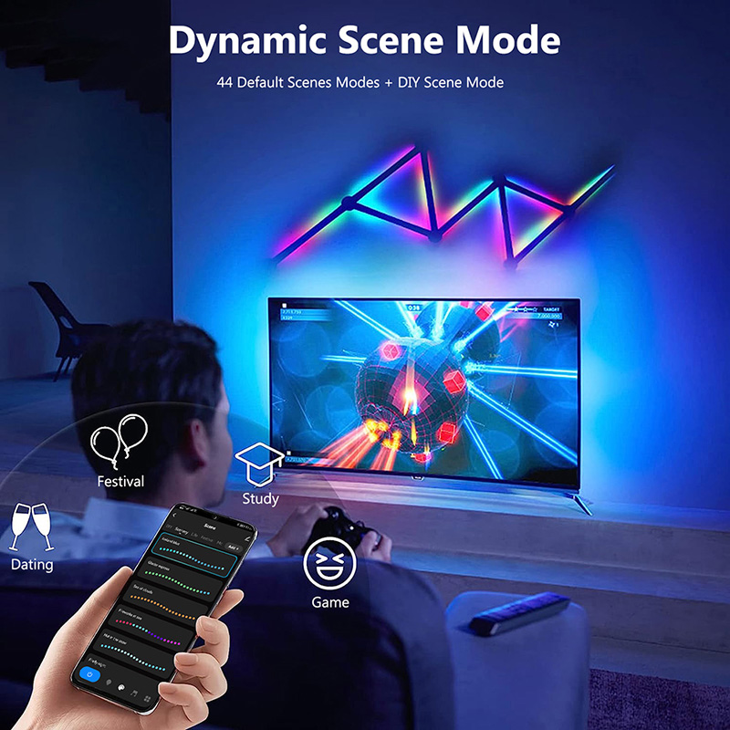 Lâmpada de parede rgb intelige - Lighting Decor Room avaliação e preço
