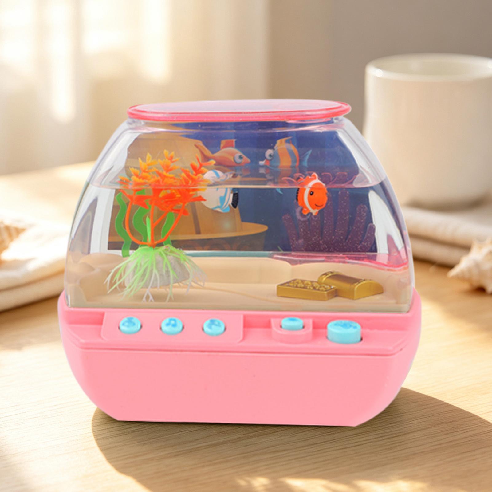 Aquário de Brinquedo com Músic - Lighting Decor Room avaliação e preço
