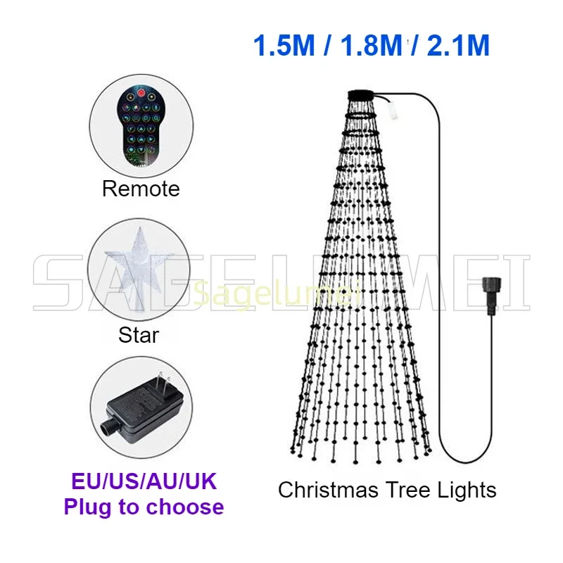 RGBIC 400LEDs Luzes de Natal L - Decor Lighting Uk avaliação e preço