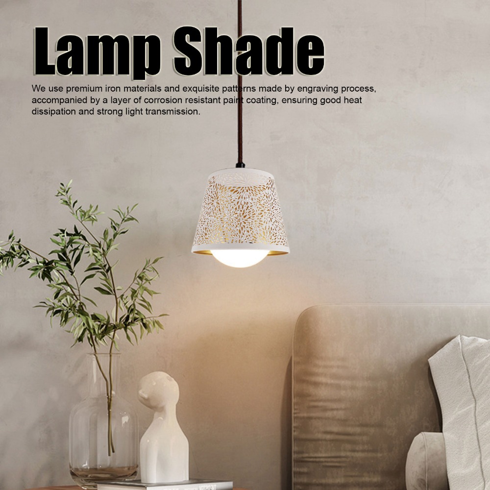 Abajur de Ferro Simples com Pa - Geometric Lamp Shade avaliação e preço