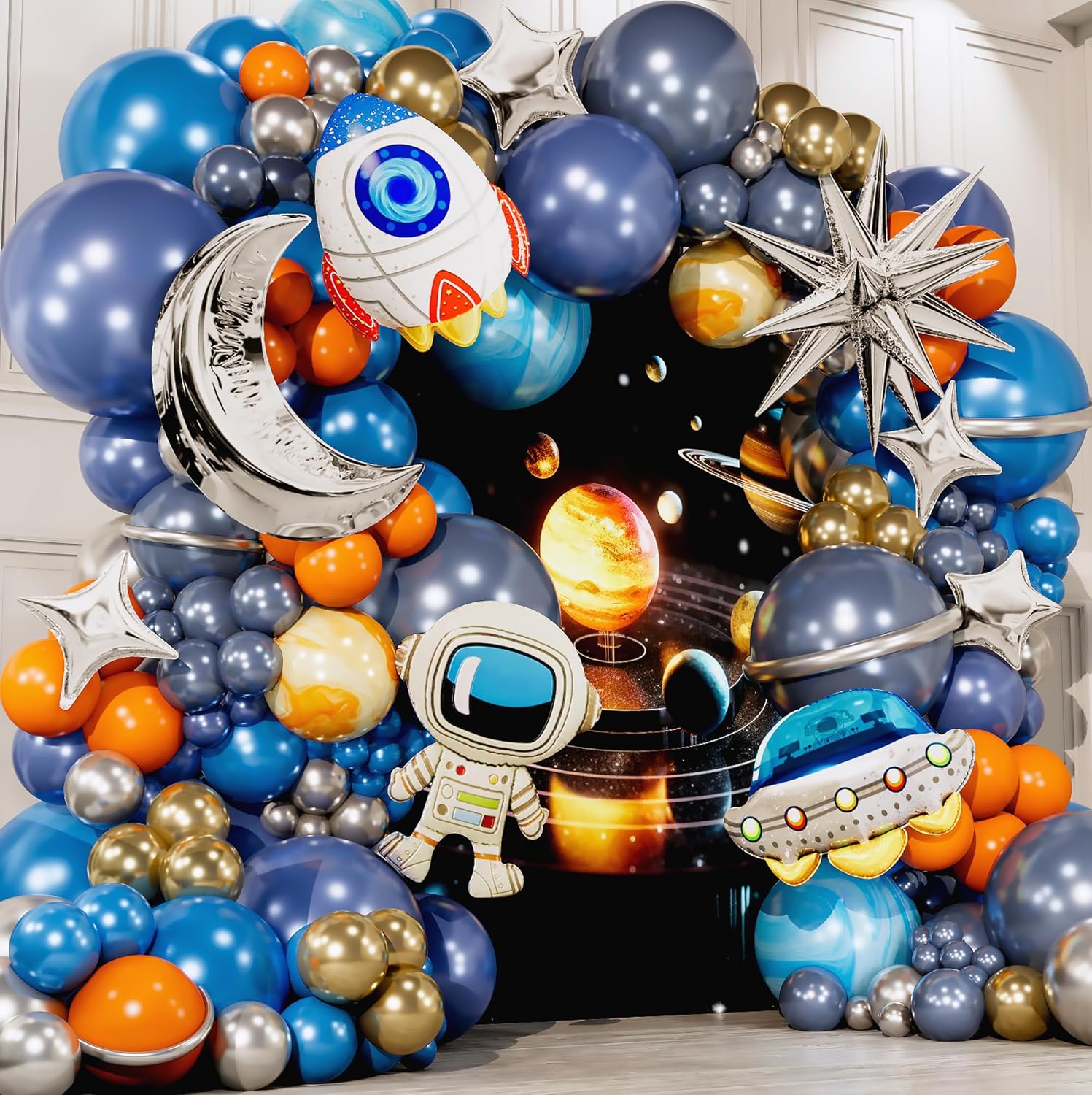 Kit de Arco de Balões com Tema - Orange Lighting Decor avaliação e preço