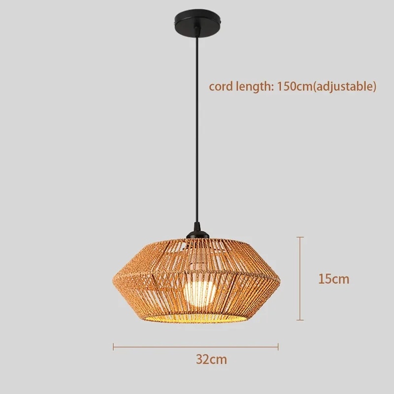 Luminária Pendente Boho de Rat - Geometric Lamp Shade avaliação e preço