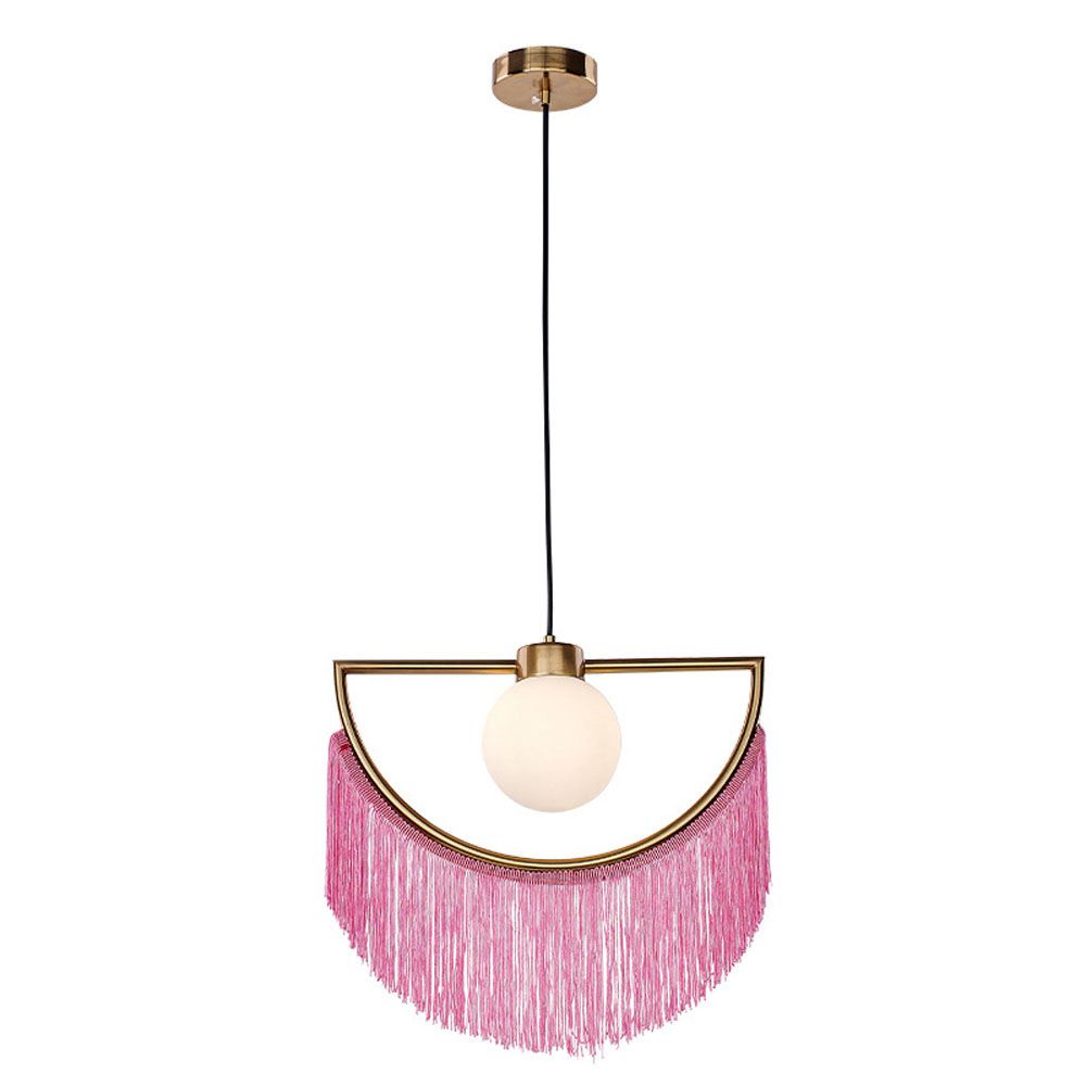 Luminária Pendente Boho com Fr - Geometric Lamp Shade avaliação e preço