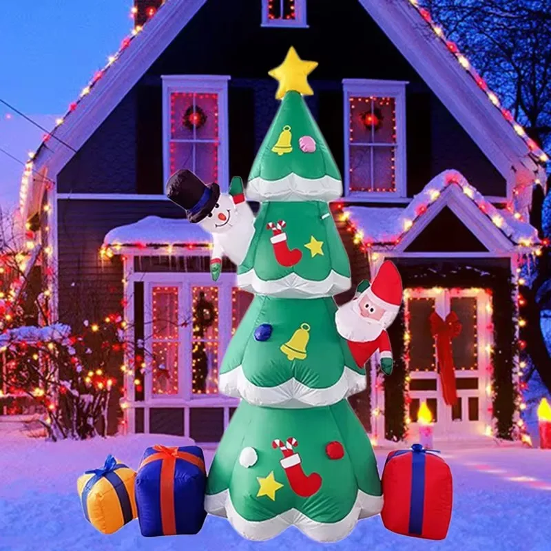 Para 7ft árvore de natal inflá - Decor Lighting Uk avaliação e preço
