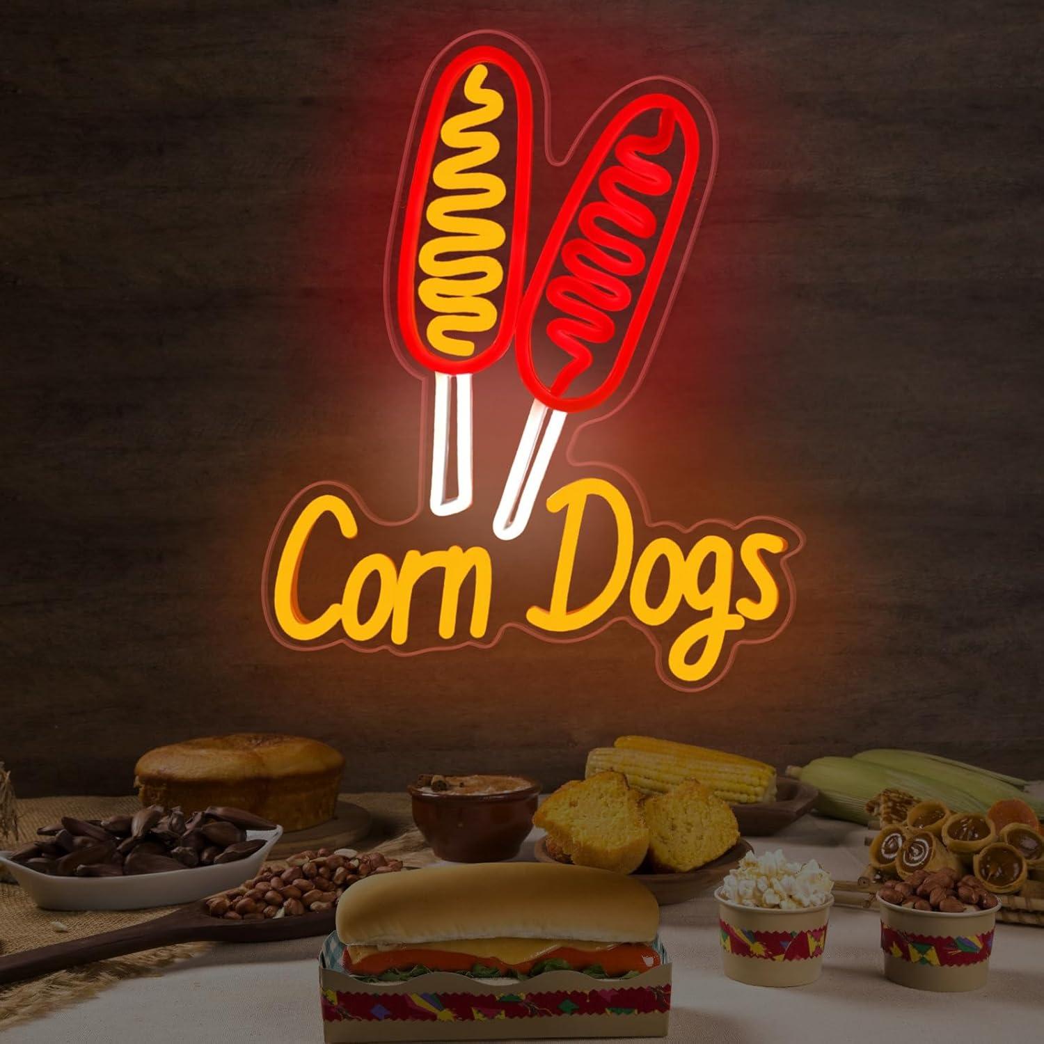 Letreiro Neon Corn Dog: Luzes  - Wedding Lighting And Decor avaliação e preço