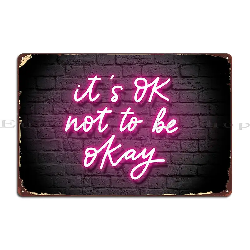 Letreiro de Neon 'It's Ok Not  - Ok Lighting Decor avaliação e preço