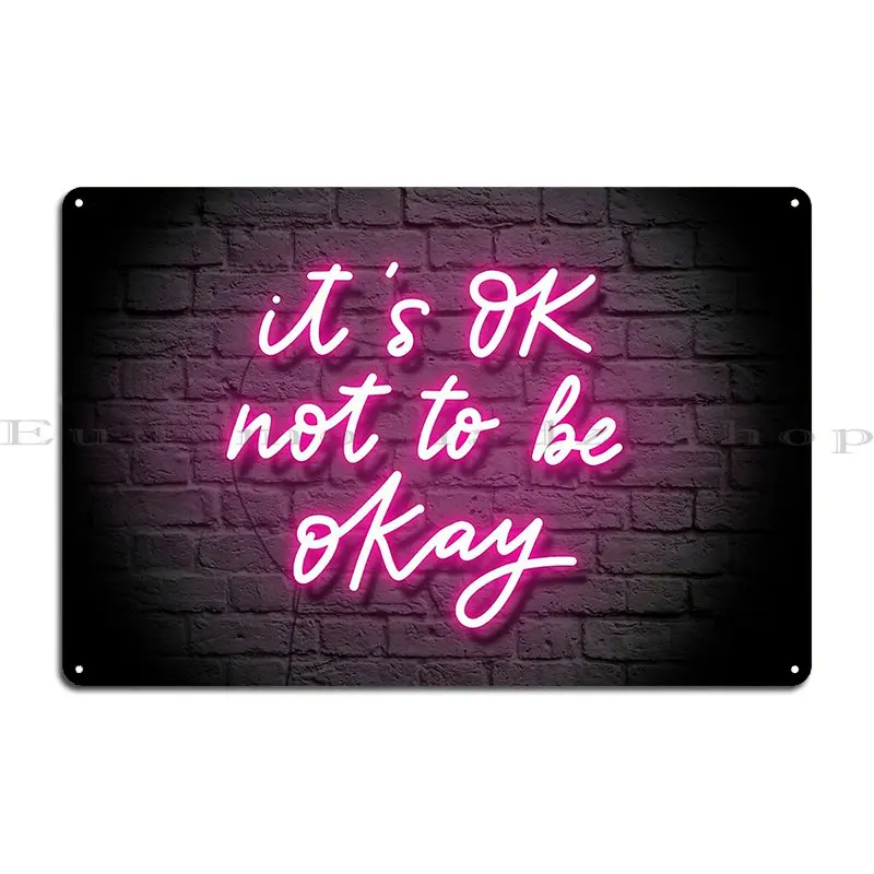 Letreiro de Neon 'It's Ok Not  - Ok Lighting Decor avaliação e preço