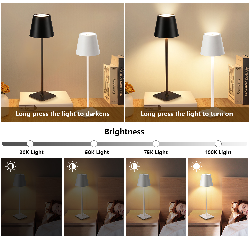 Luminária de Mesa LED Recarreg - Lighting Decor Room avaliação e preço